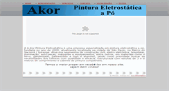 Desktop Screenshot of a-kor.com.br