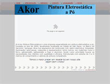 Tablet Screenshot of a-kor.com.br